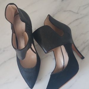 Jean-michel cazabat black heels, size 6